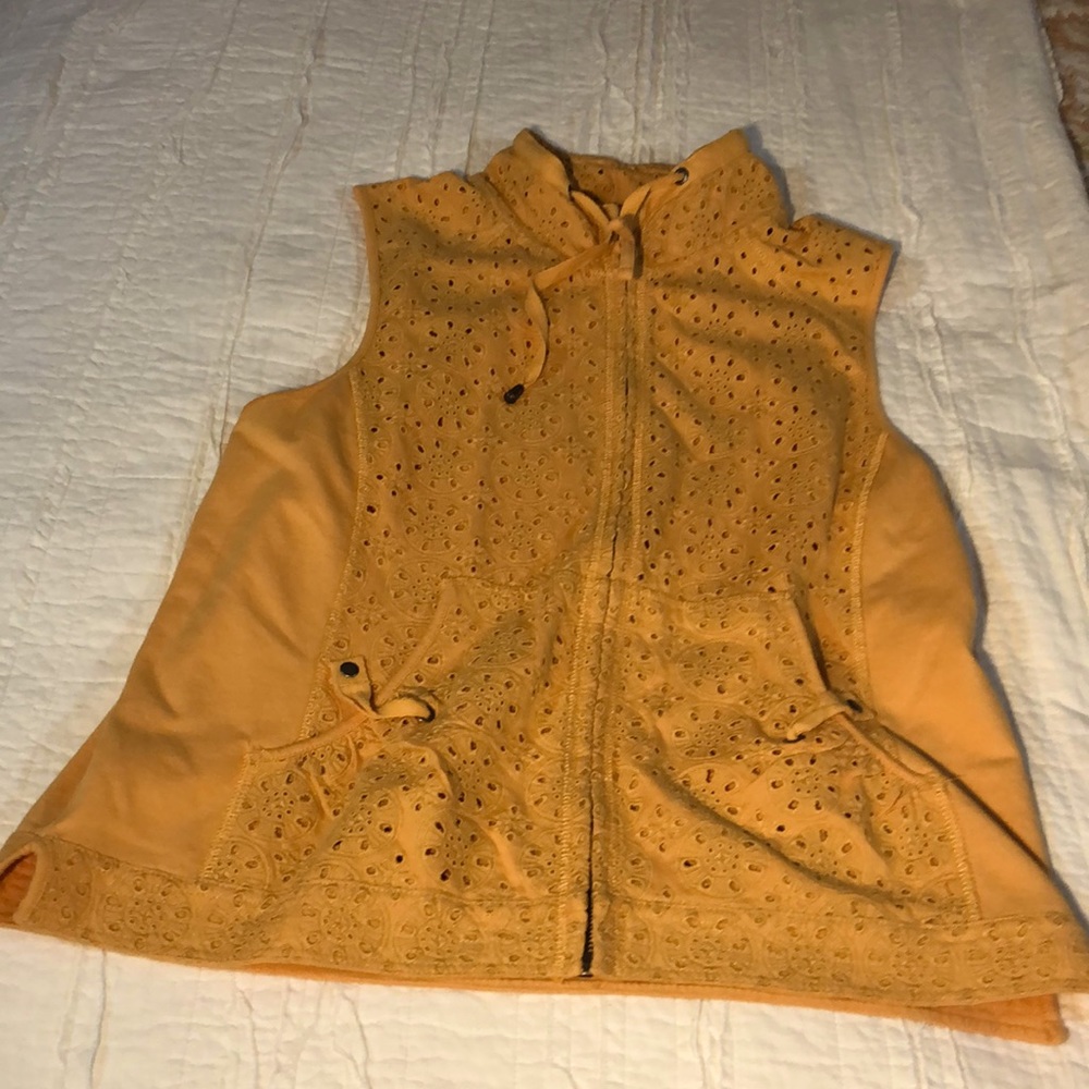 Beautiful Fun Coldwater Creek Vest ~ Butterscotch Yellow - Medium
